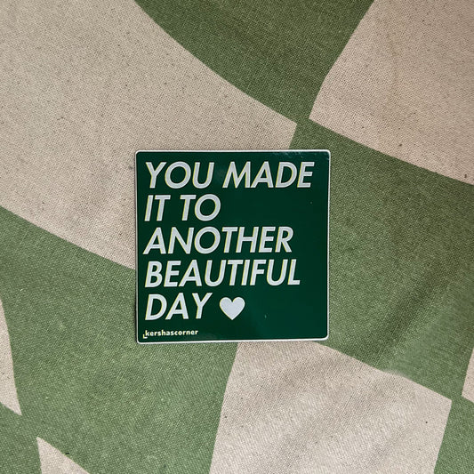 You Did It! Single Sticker