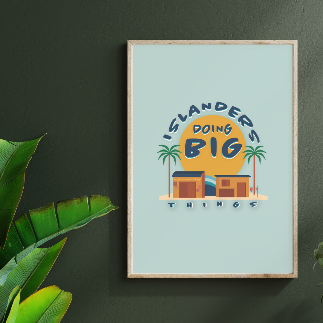 Islanders Doing Big Things Poster